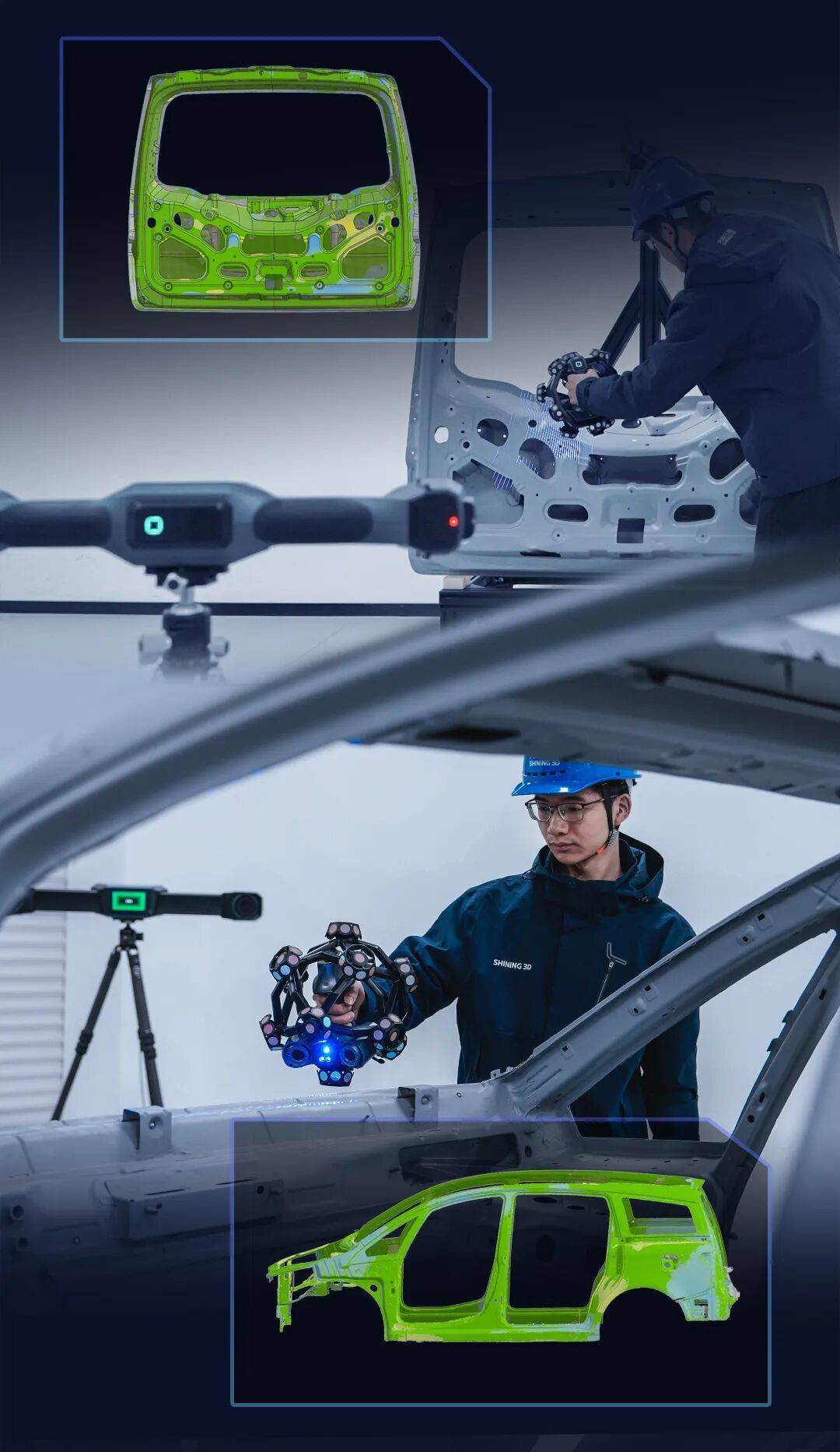 先临三维FreeScan Trak Nova+与FreeScan Trak ProW+两款无线跟踪激光三维扫描仪焕新升级