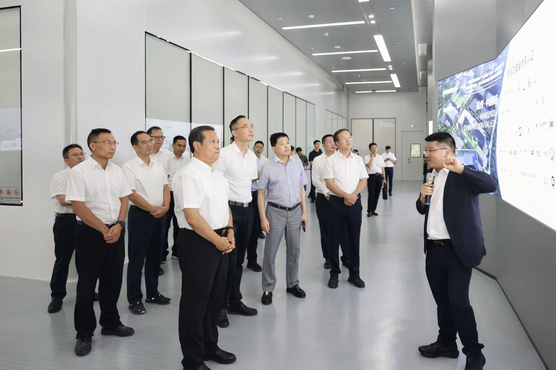 浙江省政协主席廉毅敏一行莅临先临三维调研