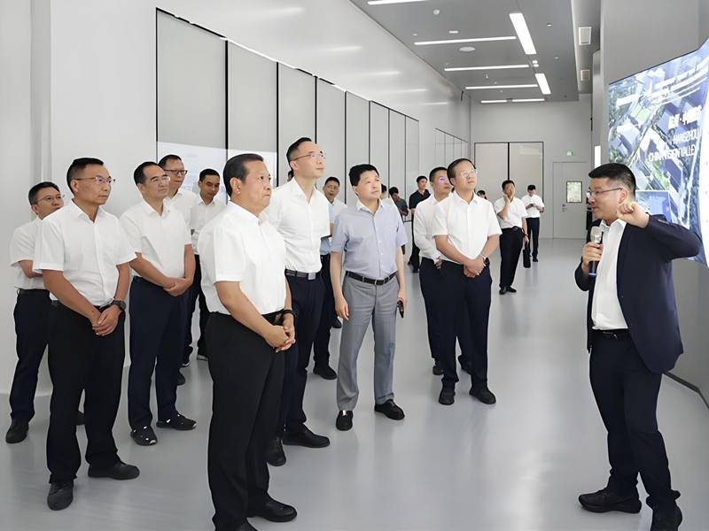浙江省政协主席廉毅敏一行莅临先临三维调研-先临三维扫描仪